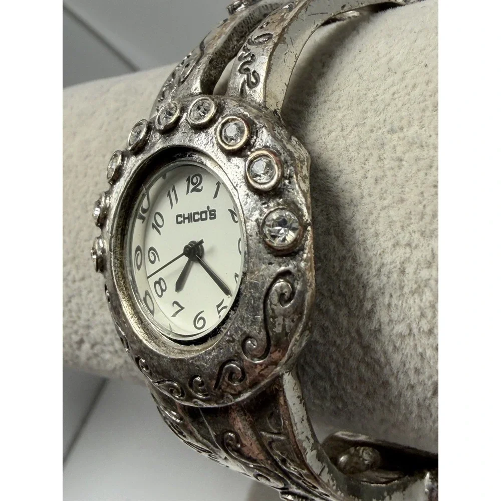 Chico's Cuff Watch New Battery 30MM 7
